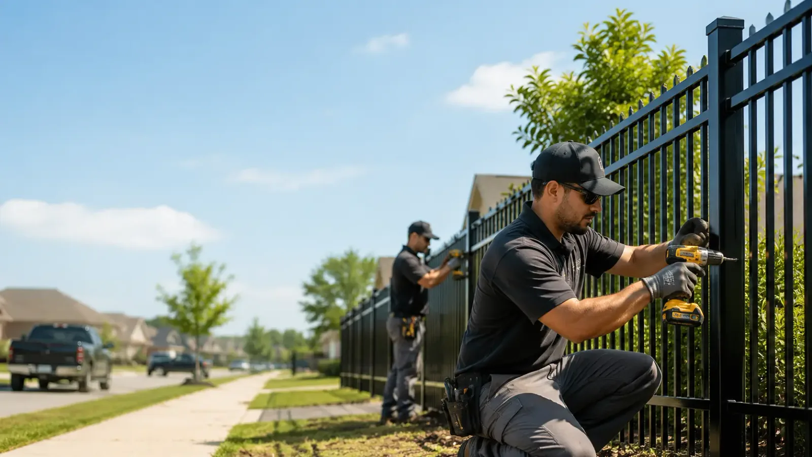 Metal Fence Installation in Hilliard, FL